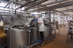Производство сливочного масла в молочной комбинате